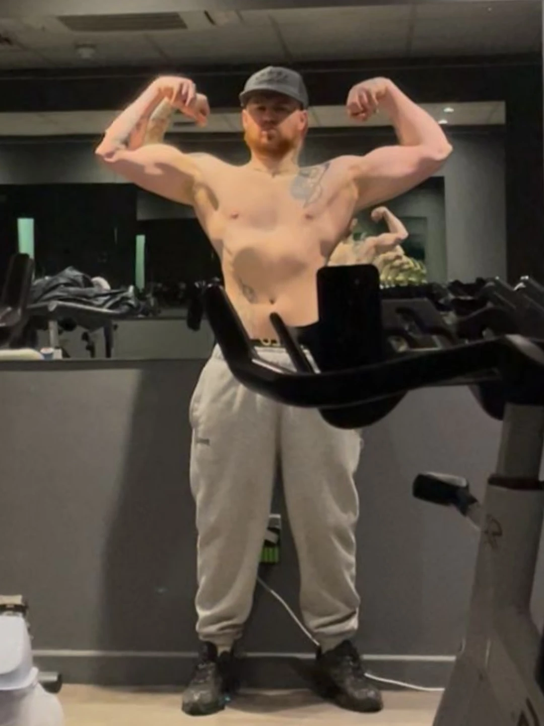 The coach after bulking up